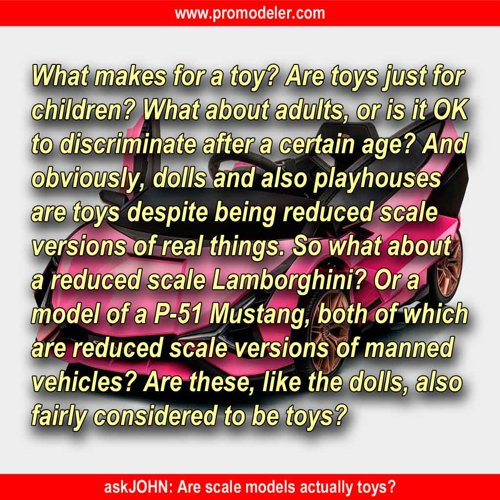 Text over an image of a model RC car