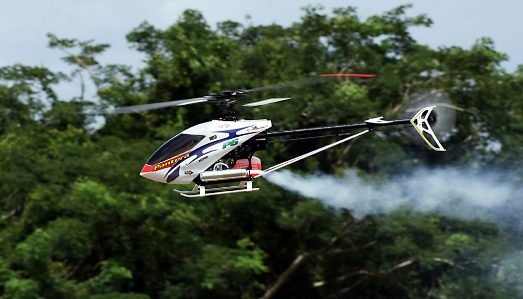 Audacity Models Pantera helicopter equipped with ProModeler servos