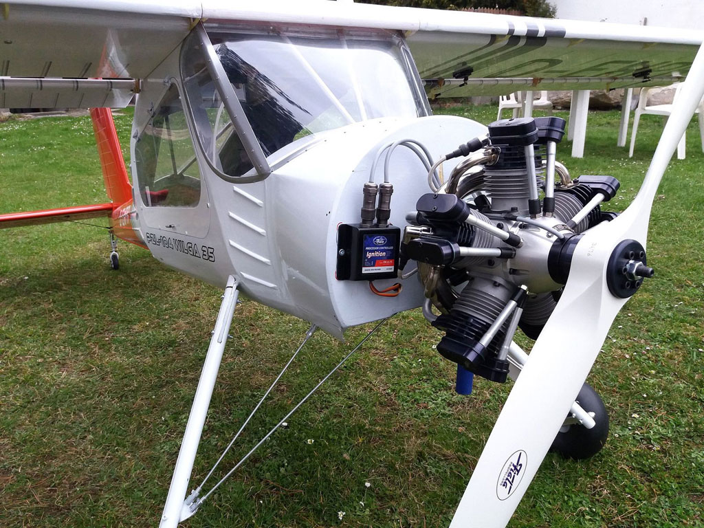 Photo of Badan Airplane Kits 3.95m PLZ Wilga 5-cylinder engine mounted on the firewall