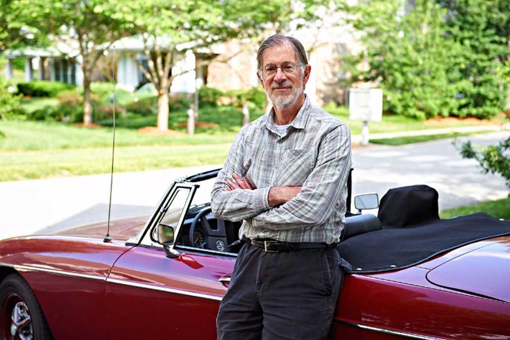 John Philbrick and his MGB