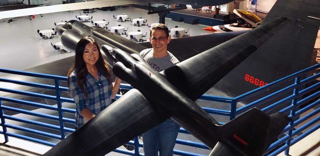 Bret and Wency Becker with his winning U-2