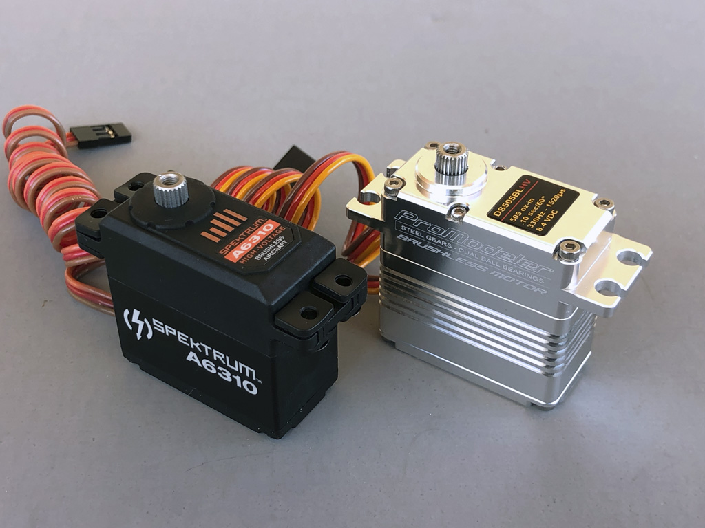 Photo of Spektrum A6310 besides ProModeler DS505BLHV