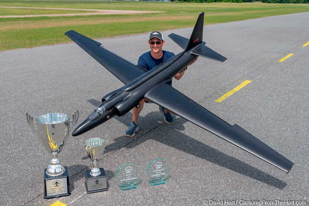 Brett Becker with his award winning U-2