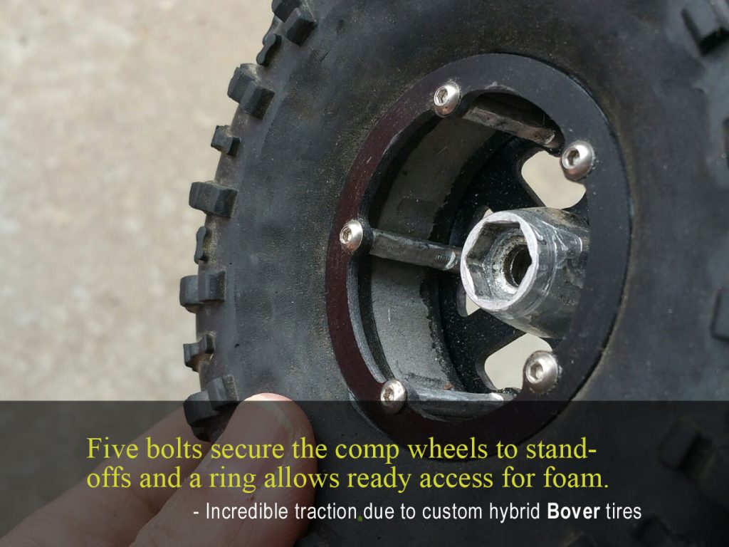 Image showing tire composition on Thommy Greer's rig