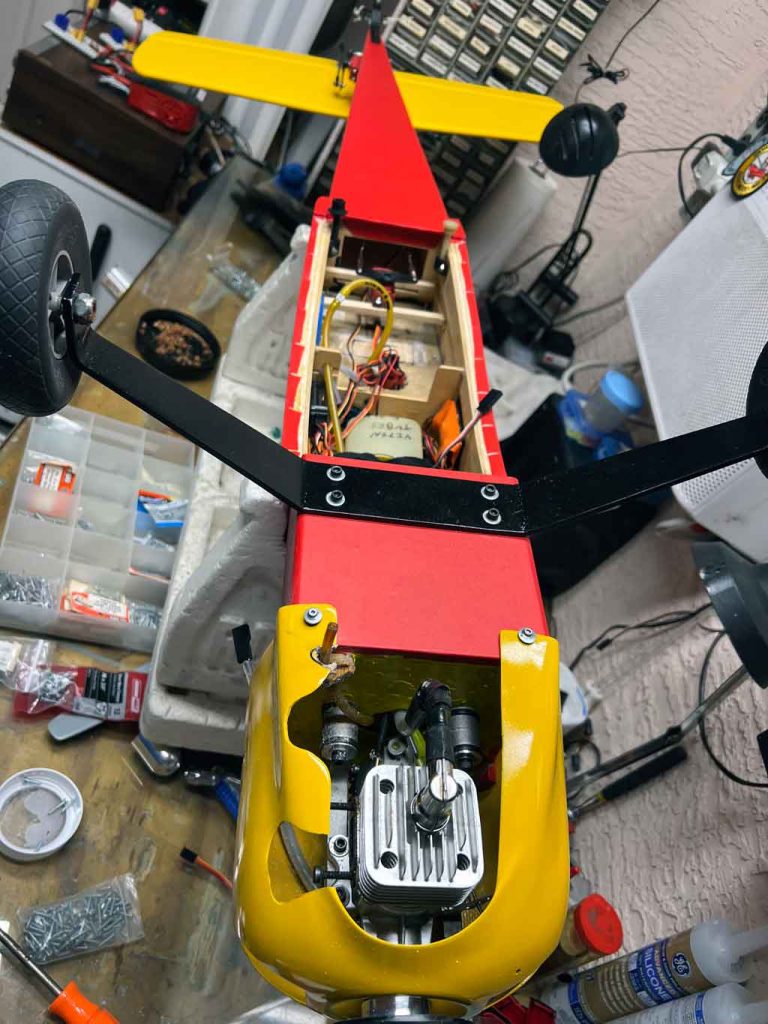 Image showing the installation of the nose area of the Dragon Lady