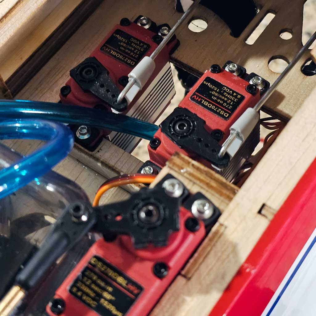 Elevator and throttle installation
