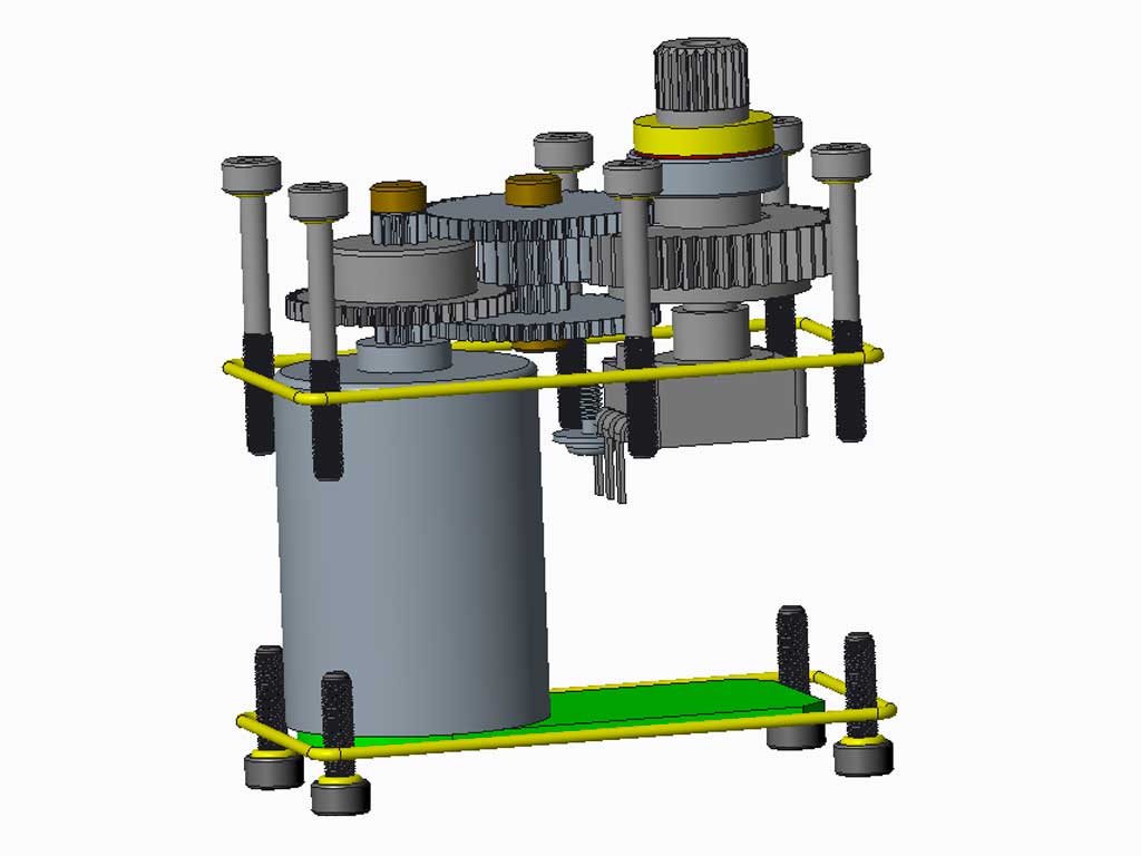 Image showing the internal construction of ProModeler DS360DLHV servo
