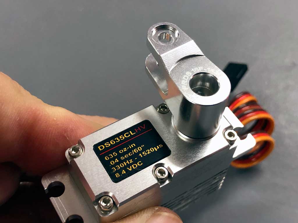 Servo arm designed for the Sledge