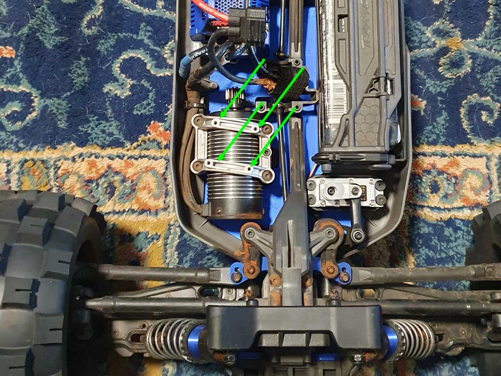 Layout of the Sledge with DS635 and arm installed