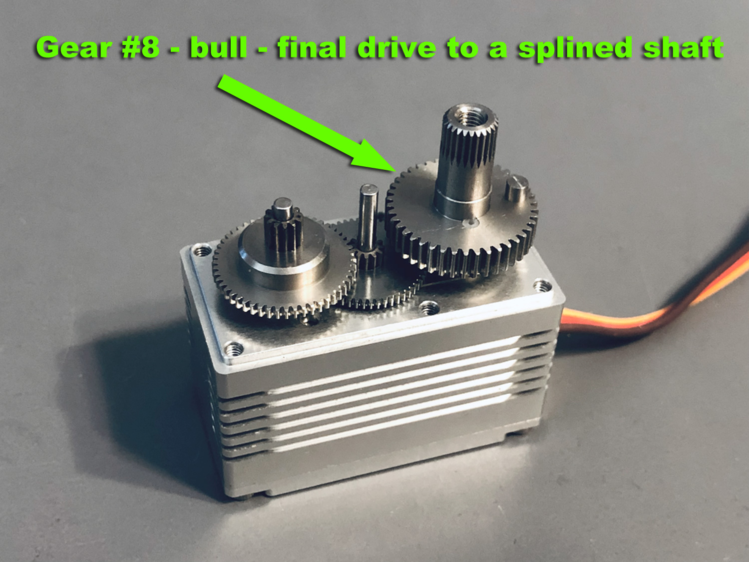 Close up photo of ProModeler DS505 gearset repair of GEAR 8