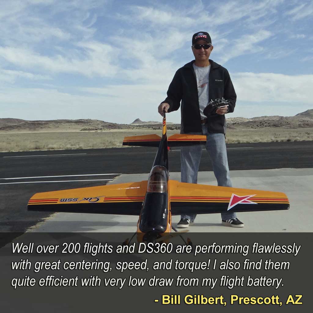 Bill Gilbert's YAK-35 with ProModeler DS360 servos