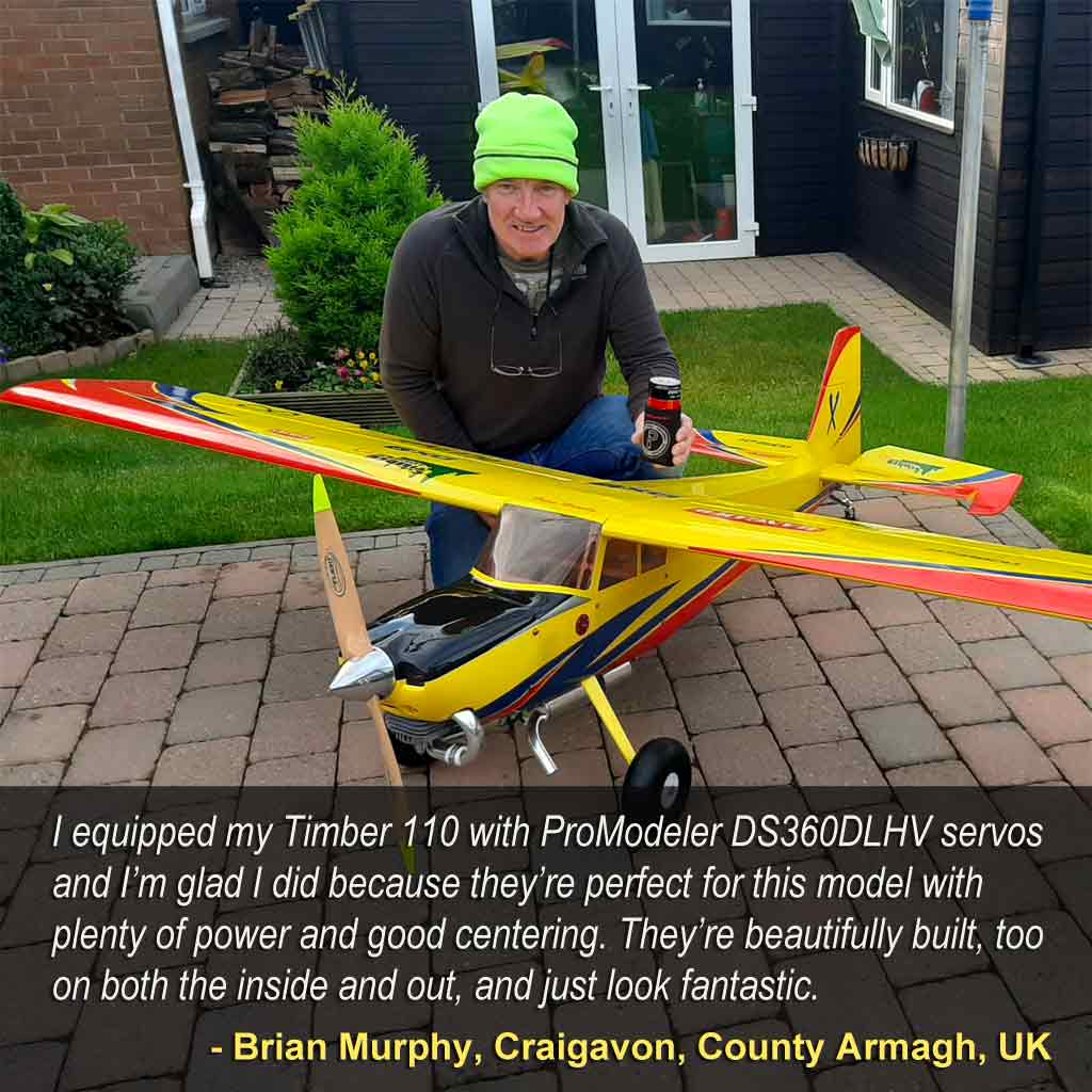 Brian Murphy's Timber 110 with ProModeler DS360 servos