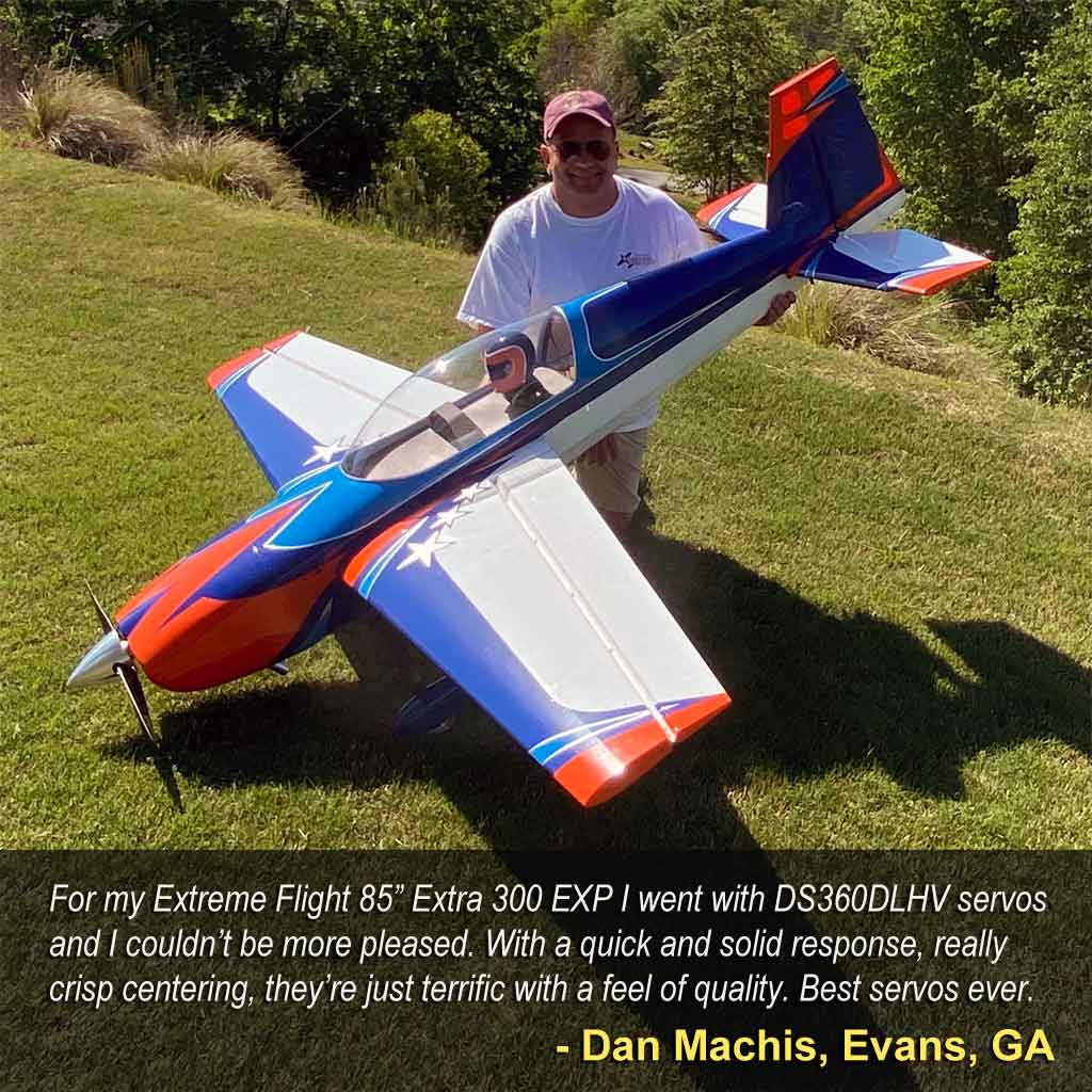 Dan Machis' Extreme Flight 85-inch Extra 300 EXP with ProModeler DS360 servos