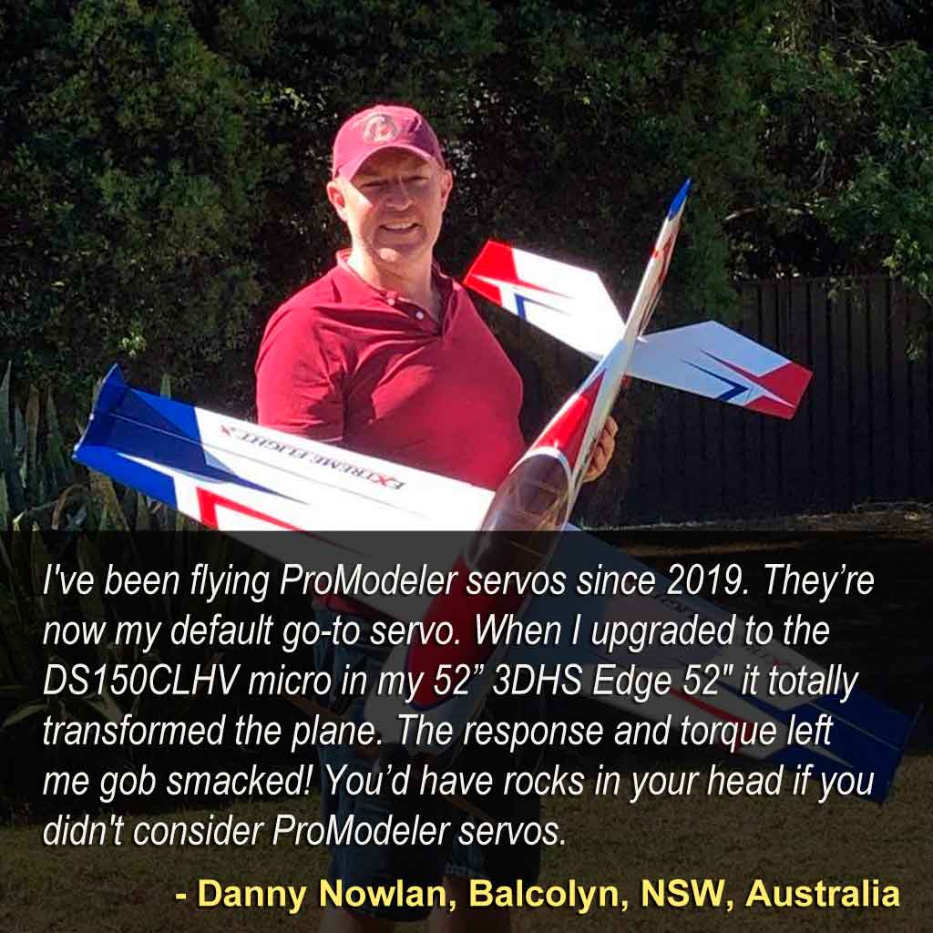 Dan Machis' P3 Revolution with ProModeler DS360 servos