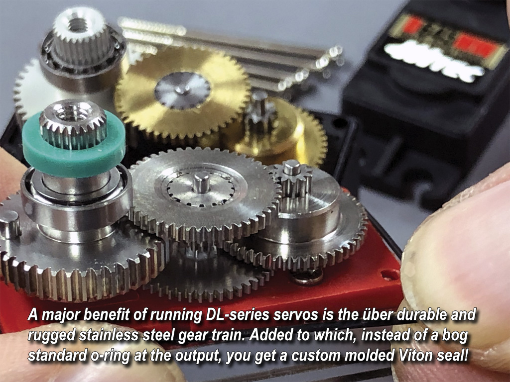 ProModeler servos use stainless steel servos